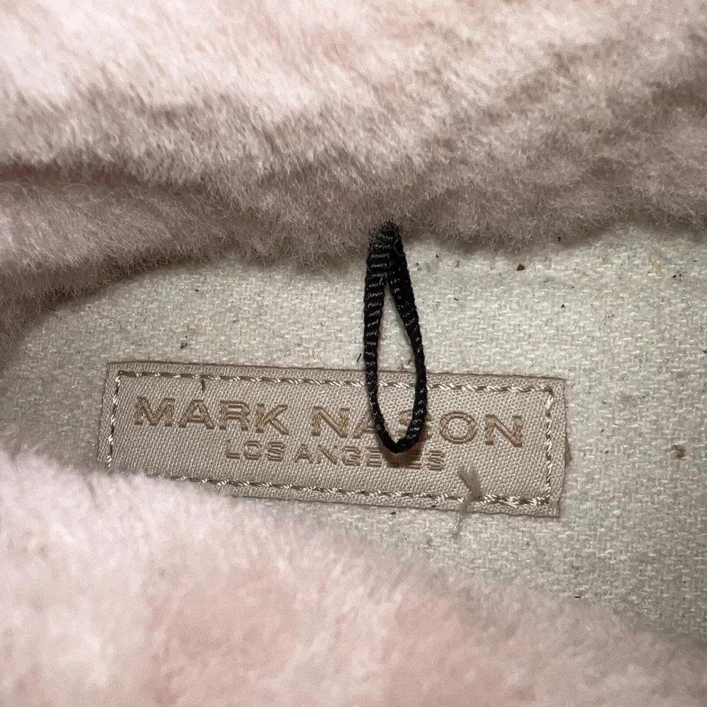Mark Nason Los Angeles Women's Slip On Shoes Bow Sneaker Shoe Pink Size 8